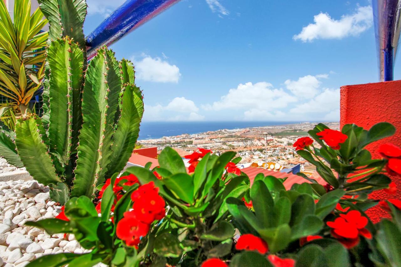 Wonderful View, Huge Terrace Solarium, Private Parking Appartement Costa Adeje  Buitenkant foto
